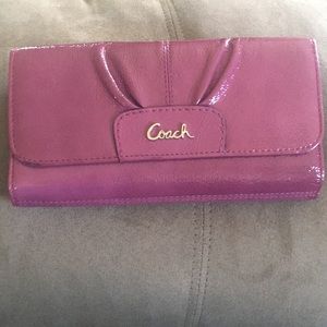 Coach Trifold Wallet with checkbook case